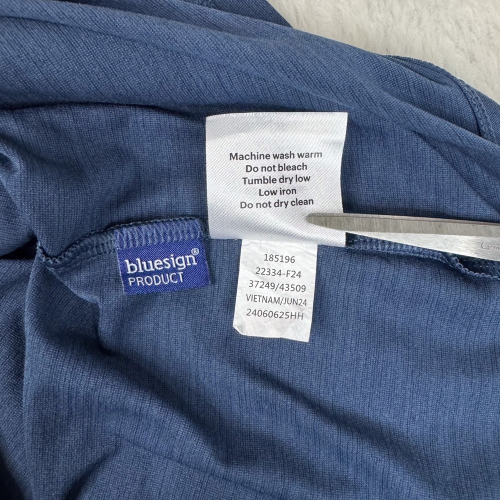 REI Co-op Hoodie Mens XL Blue Stretch Cowl Neck Thumbholes Outdoor Hiking EUC - Picture 7 of 10